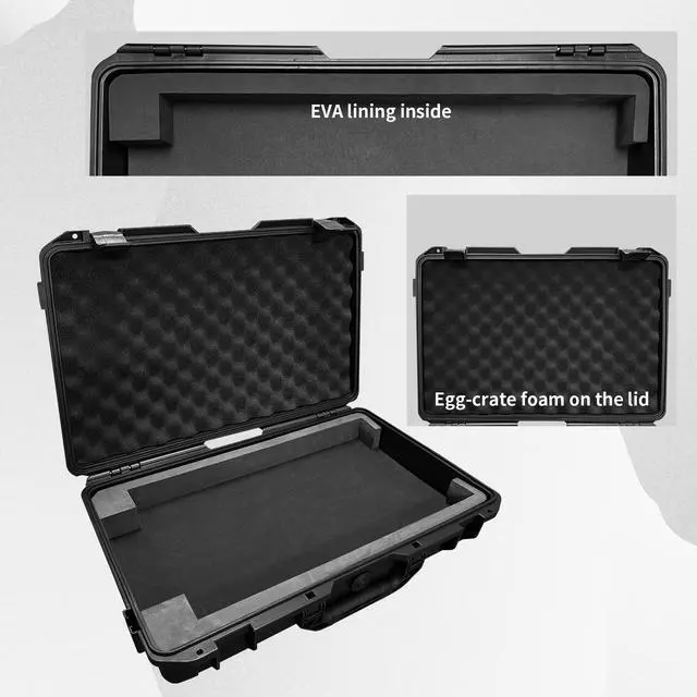 Alt view image 5 of 6 - Hard Case for Akai Professional MPC Live III, Audio Interface Hard Shell Carrying Storage Case Equipped with Comfort Handle with Customizable Foam