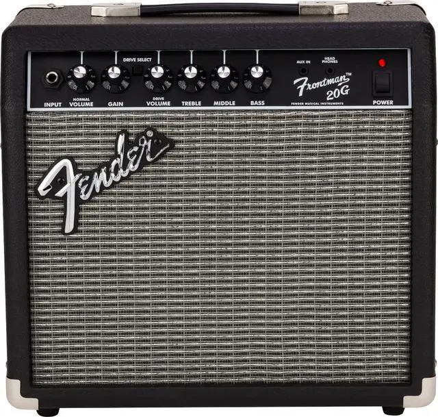 Alt view image 7 of 7 - Frontman 20G Guitar Combo Amplifier - Black Bundle with Cable and Austin Bazaar Exclusive 12-Pack Picks