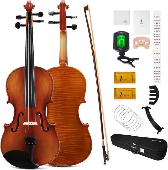 Main image of Violin 4/4 Full Size Kit, Violin Fiddle Set for Beginner Adults
