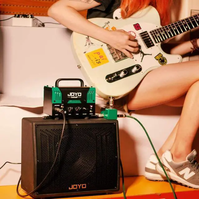 Alt view image 6 of 7 - Atomic BanTamp Series Mini Amp Head 20W Hybrid Tube 2-Channel Guitar Amplifier with Bluetooth (No Sound, Need Extra Speaker)