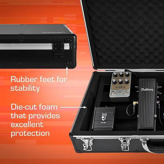 Alt view image 4 of 7 - Pedaltrain Classic 2 / Temple Audio DUO 24 Hard Case