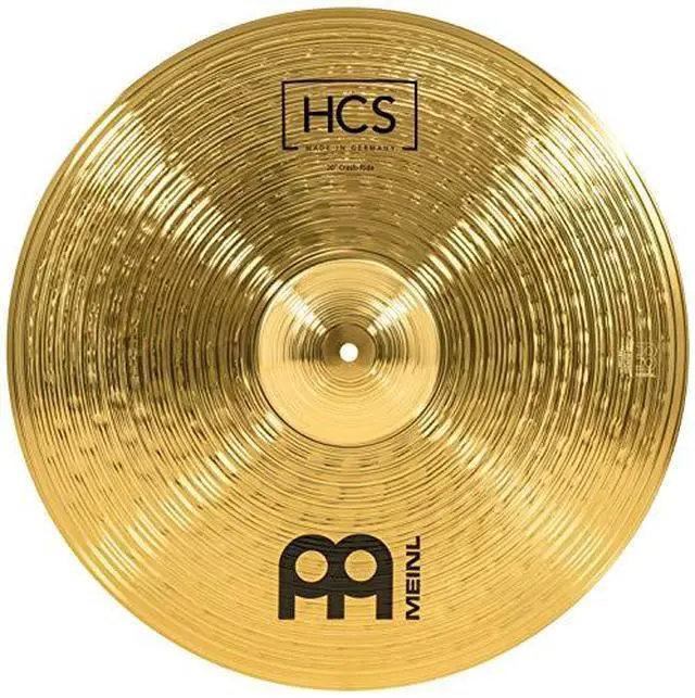 Alt view image 4 of 4 - Meinl Cymbals Crash-Ride Cymbal for Drums, 20" HCS MADE IN GERMANY | Durable Brass Alloy, Bright & Musical Sound, Beginner Friendly Made by the Same Team as Meinl's Pro Cymbals