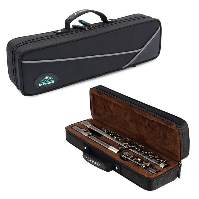 Alt view image 7 of 7 - Closed Hole Flutes C 16 Key for Beginner, Kids, Student -Antique Flute with Case Stand and Cleaning kit