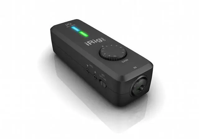 Main image of iRig Pro I/O audio interface for iPhone, iPad, Mac, iOS and PC with USB-C, Lightning and USB cables, 24-bit, 96 kHz recording and guitar, bass and XLR mic inputs