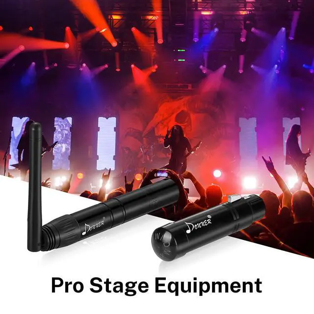 Alt view image 6 of 7 - DMX512 Wireless Controller Dfi DJ 2.4G DMX Wireless 7 Receivers Short Version with Light Dome & 1 Transmitter Stage Lighting Control for LED Stage Disco Party Bar Lighting 8PCS Black