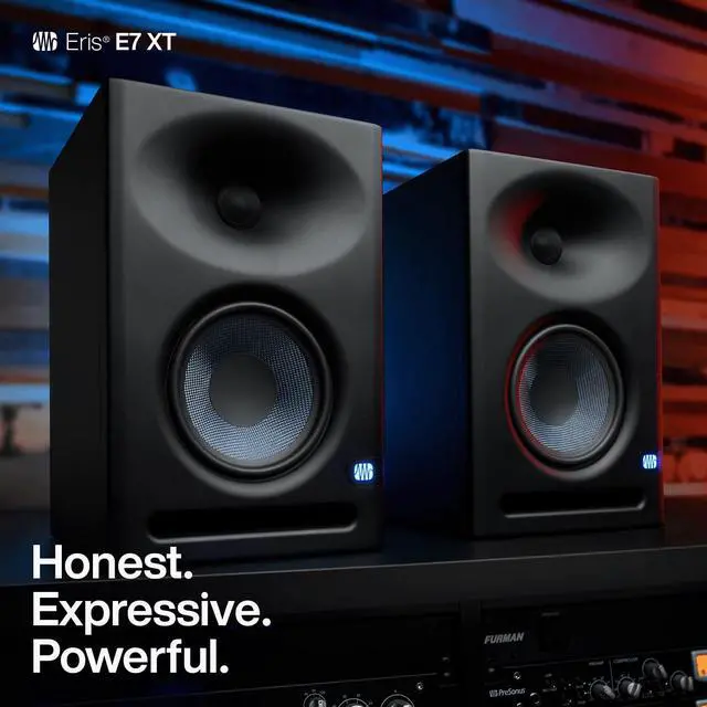 Alt view image 3 of 6 - Eris E7 XT 2-Way Active Studio Monitor with EBM Waveguide (Pack of 1)