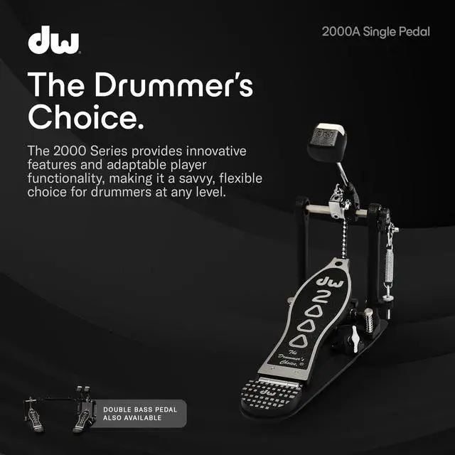 Alt view image 2 of 6 - DW 2000 Series Single Bass Pedal