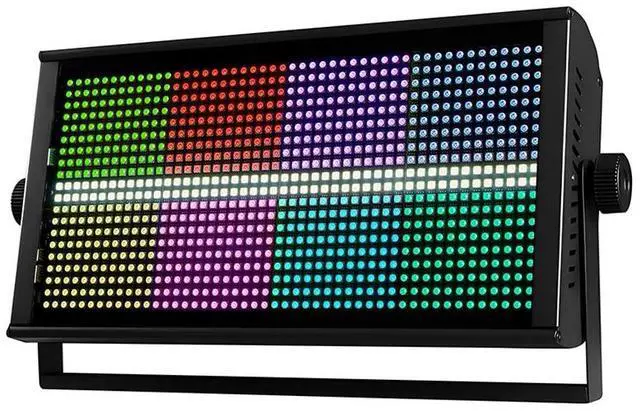 Main image of 500W RGBW LED Strobe Light, DMX512 Stage Blinder | 960 LEDs, 8-Segment Pixel Control, Wash Effect, Sound Activated for DJ Gigs, Clubs, Parties, Weddings and Stage Events