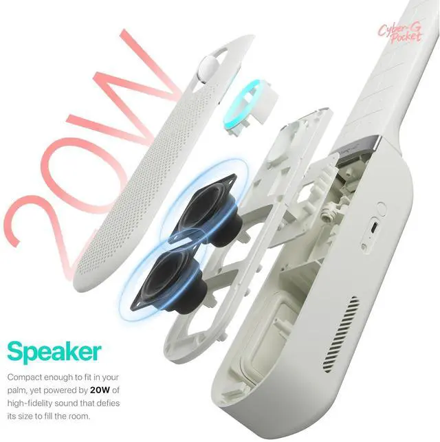 Alt view image 6 of 7 - Enya Pocket Guitar with 15 Instrument Tones & Built-in Speaker | 0.8KG Foldable & Portable,APP Control,Stringless Smart Guitar for Travel,Music Instument for Beginners and Adults,Muisc Gift