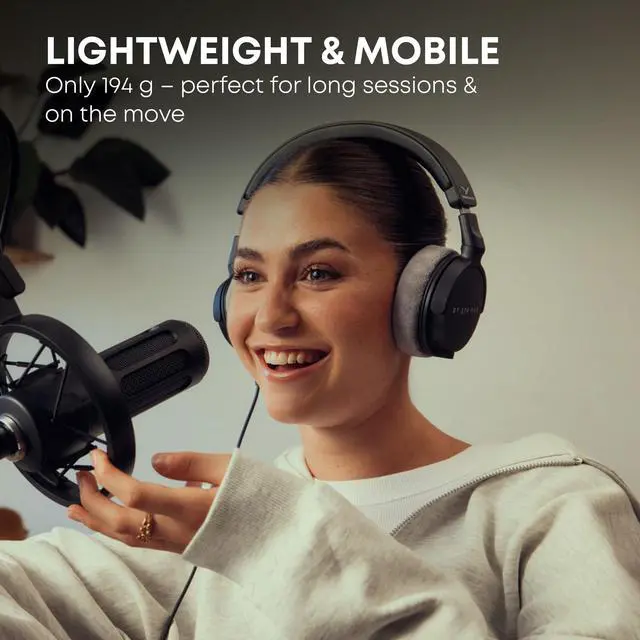 Alt view image 7 of 7 - DT 270 PRO, Wired Headphones, Home Recording, Monitor, Stereo, 3m Cable, Black with Gray Ear Pads