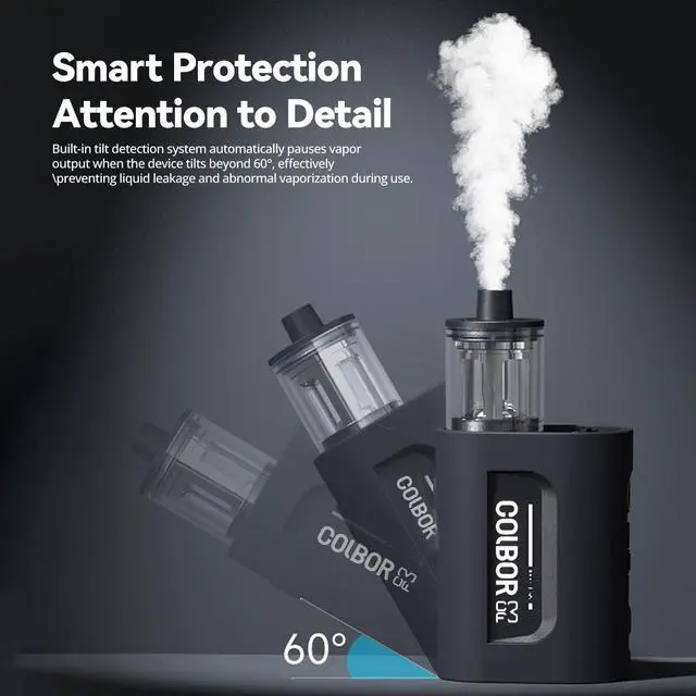 Alt view image 5 of 7 - CF3 Mini Fog Machine 30W Portable Handheld Fogger for Photography, 60° Tilt-Protection, Wireless Remote, Multi-Speed Adjustable, Rechargeable Smoke Machine for Cosplay Halloween DJ Effects