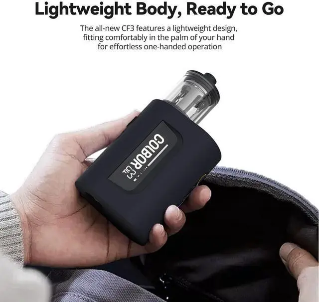 Alt view image 6 of 7 - CF3 Mini Fog Machine 30W Portable Handheld Fogger for Photography, 60° Tilt-Protection, Wireless Remote, Multi-Speed Adjustable, Rechargeable Smoke Machine for Cosplay Halloween DJ Effects