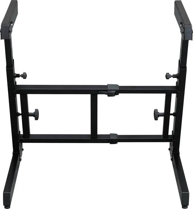 Alt view image 2 of 7 - KS-11Z Keyboard Stand | Heavy-Duty Z-Stand with Wide Adjustment Range for 88-Note Stage Pianos & Other Keyboards | Foldable Padded Support Arms | Easy Transport & Storage