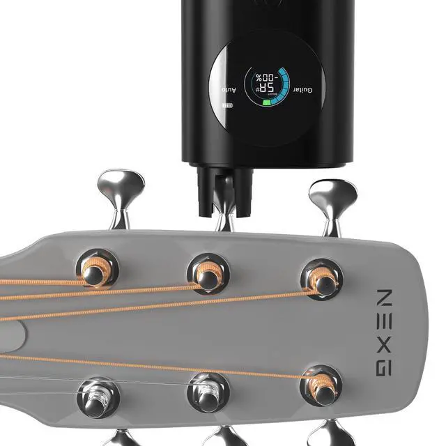 Alt view image 6 of 6 - ST1 3-in-1 Smart Automatic Tuner for Guitar and Ukulele | Automatic Tuner, Metronome, Electric String Winder, Full-Color LCD, 1-Cent Accuracy, Alternate Tunings, USB-C Rechargeable