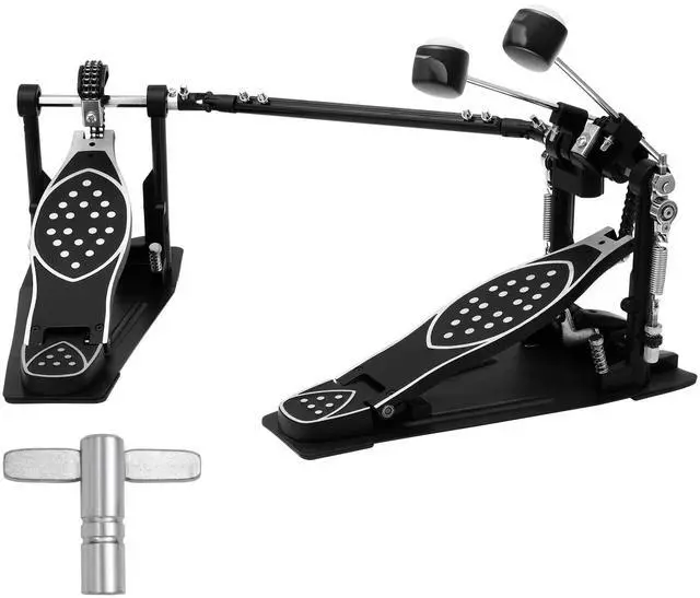 Main image of Double Bass Drum Pedal 2.0, Ultra-Responsive Double Chain Kick Pedal with Included Drum Patch, Latest Model for Speed and Control