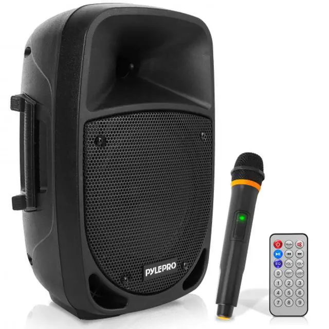 Main image of Portable 800W Karaoke PA System with Wireless Microphone, Bluetooth Streaming, Rechargeable Battery, USB/SD Recording & Powerful Sound Compact Karaoke Speaker and PA Speaker for Home and Events