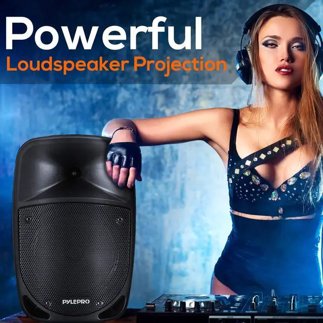 Alt view image 4 of 7 - Portable 800W Karaoke PA System with Wireless Microphone, Bluetooth Streaming, Rechargeable Battery, USB/SD Recording & Powerful Sound Compact Karaoke Speaker and PA Speaker for Home and Events