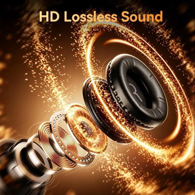 Alt view image 4 of 7 - PUPGSIS 2.4GHz Wireless DJ Headphones,20ms Low Latency Studio Headphones with 1/4 to 3.5mm Jack for Keyboard Turntable Laptop,Dongle/Bluetooth/Wired Connection for Studio Monitor & Mixing DJ,Black