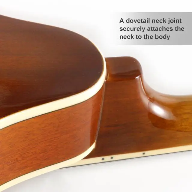 Alt view image 7 of 7 - A-Style 8 String Acoustic-Electric Mandolin Instrument with Pickup | Sapele Top, Arched F Holes Body, Okoume Neck, Walnut Bridge, Gig Bag, Cable, Tuner, Strings, Strap, Picks and Polish Cloth