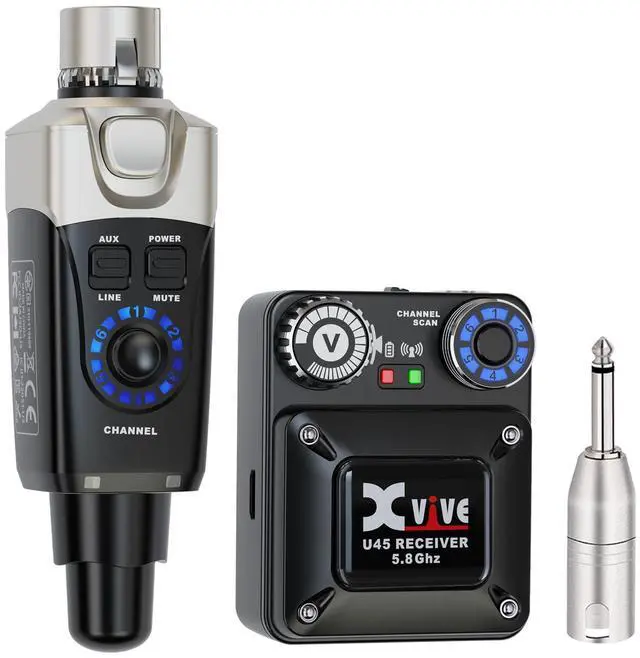 Main image of U45 Wireless in-Ear Monitor System with 5.8GHz Transmitter and Receiver (Black)