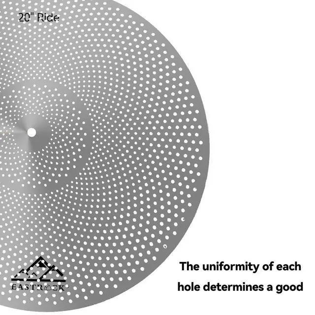 Alt view image 3 of 7 - 5 Pieces Low Volume Cymbal Pack with Cymbal Bag and Felts,Silver | Cymbals for Drum Set (14"Hi-hat+16"Crash+18"Crash+20"Ride)