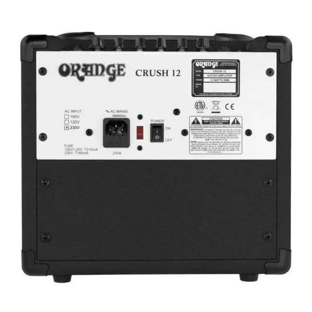 Alt view image 5 of 5 - Crush 12-12W 6" Guitar Amplifier and Speaker Combo, Black