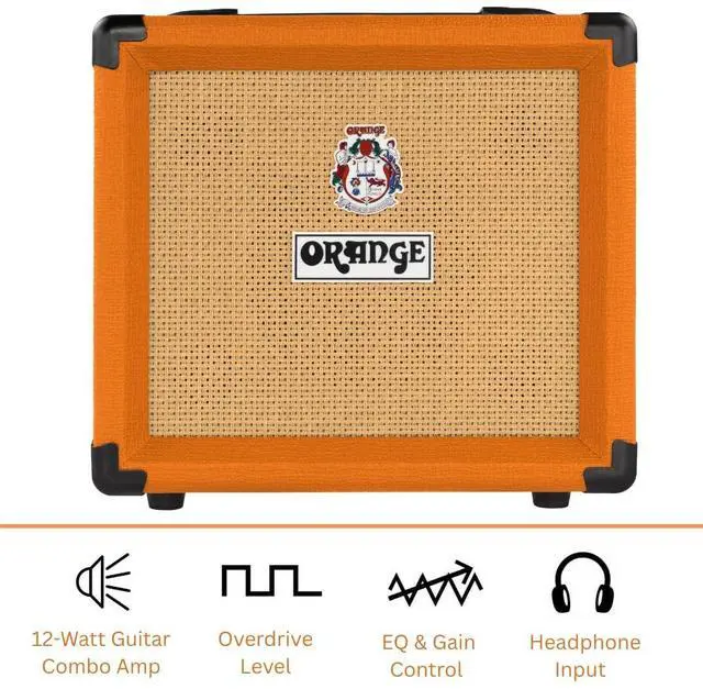 Alt view image 2 of 7 - Crush 12 12W 6" Guitar Amplifier and Speaker Combo