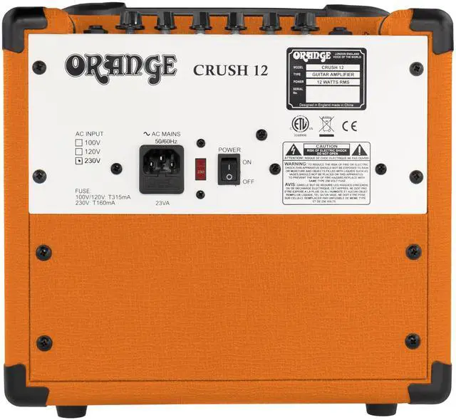 Alt view image 5 of 7 - Crush 12 12W 6" Guitar Amplifier and Speaker Combo
