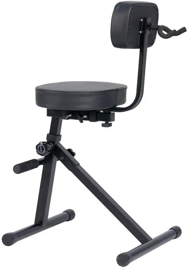 Main image of Adjustable Guitar Stool with Backrest, Standard Guitar Seat Drum Seat, Adjustable Drum ThroneMusicians Throne