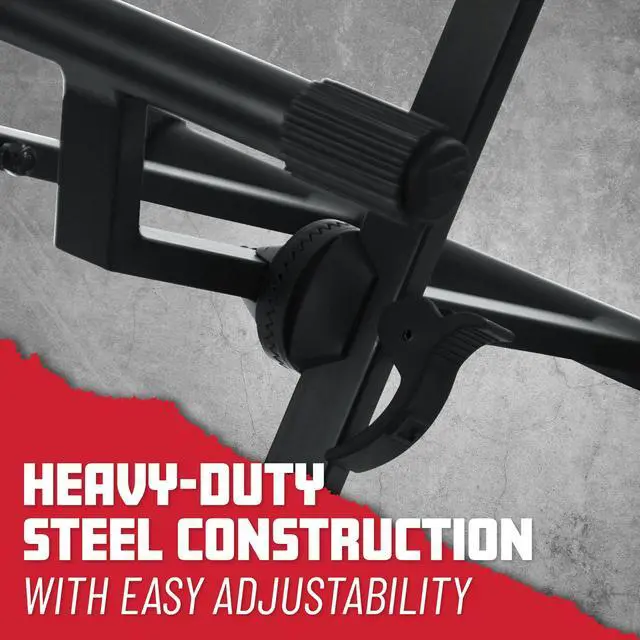 Alt view image 4 of 7 - Adjustable Guitar Amp Stand, Fits Most Combo Amplifiers | Lift and angle your combo amp for better projection with adjustable height & support for loads up to 176 lb. (GFW-GTR-AMP)