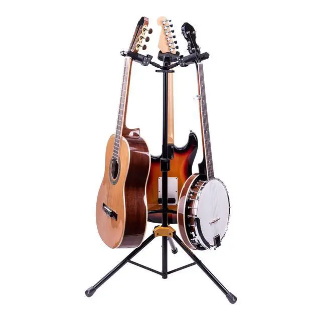 Alt view image 2 of 4 - GS432BPLUS Auto Grip Triple Guitar Stand