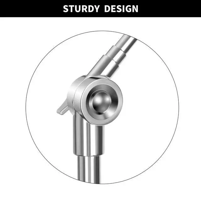 Alt view image 7 of 7 - 2 Pack Boom Cymbal Stand + Drum Sticks Holder + 2 Pair of 5A Drum Sticks | Adjustable Cymbal Stand With Counterweight Adapter for Heavy Duty Mounting Crash, Ride, Splash Cymbals, Double Braced Legs
