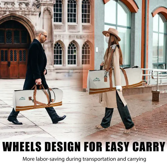 Alt view image 6 of 7 - Drum Hardware Bag Drum Set Hardware Carry Bag with Removable Shoulder Strap Drum Stand Accessory Bag (Beige)