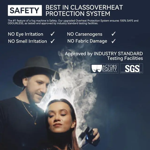 Alt view image 7 of 7 - SmokeNINJA PRO Portable Fog Machine, 3rd-Gen Haze Nozzle with Bluetooth Connectivity 3 Minutes Single Burst Output 3x Faster Recovery USB-C Control for Studio and Cinematography(HAZER KIT)