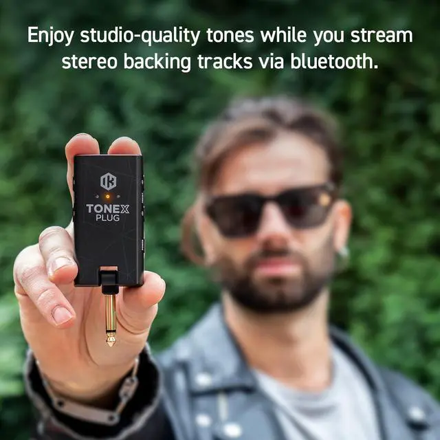 Alt view image 4 of 7 - TONEX Plug with Pouch: Portable AI-Powered Guitar & Bass Headphone Amplifier | 40,000+ AI Tone Models, USB-C Audio Interface, Bluetooth & FX for Secure Travel