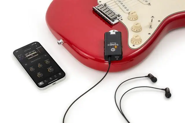 Alt view image 7 of 7 - TONEX Plug with Pouch: Portable AI-Powered Guitar & Bass Headphone Amplifier | 40,000+ AI Tone Models, USB-C Audio Interface, Bluetooth & FX for Secure Travel