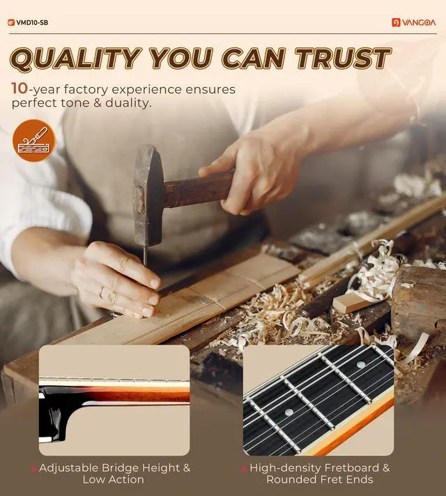 Alt view image 3 of 7 - Mandolin Musical Instrument A Style, Acoustic Mandolin Instrument Kit Italian 8 String for Professional Beginners Adults Teens Youth Kids, Sunburst, Glossy