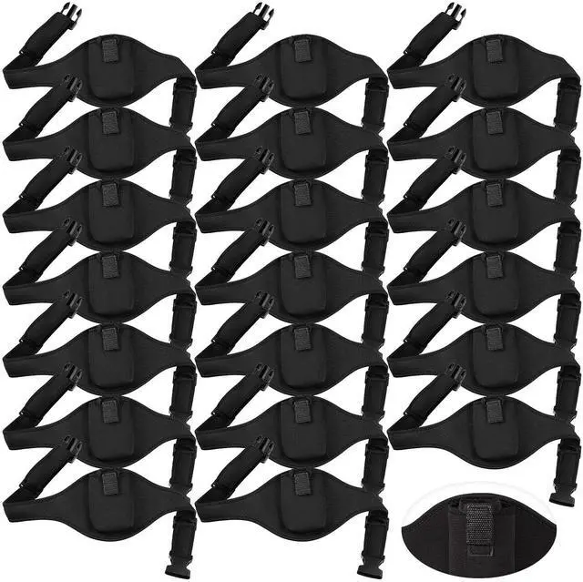 Main image of 20 Pack Mic Belt Wireless for Theatre Neoprene Microphone Holder with Anti Dropping Strap Sweat Absorbent Belt Waistband Bag for Fitness Instructor Vertical Speaker