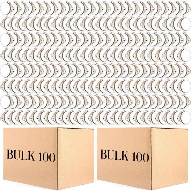 Main image of 100 Pcs 4 Inch Wedding Tambourine Bulk Drum for Adults Hand Held Percussion Gift Wood Metal Jingles Musical Educational Drum Instrument for Church Wedding Party Favor