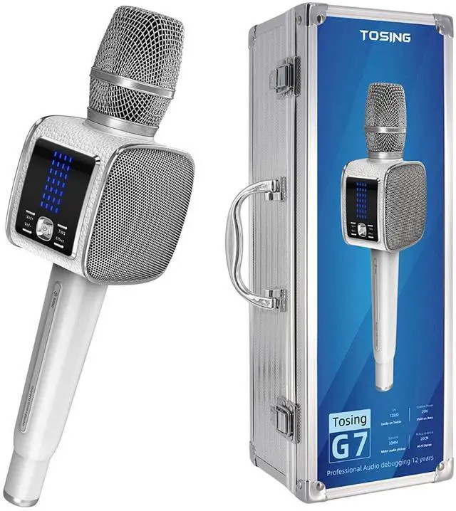 Main image of G7 Professional Karaoke Machine, 20W Portable Bluetooth PA System Speaker, Modern Style, for Smartphones or Tablets, Rechargeable Lithium Battery