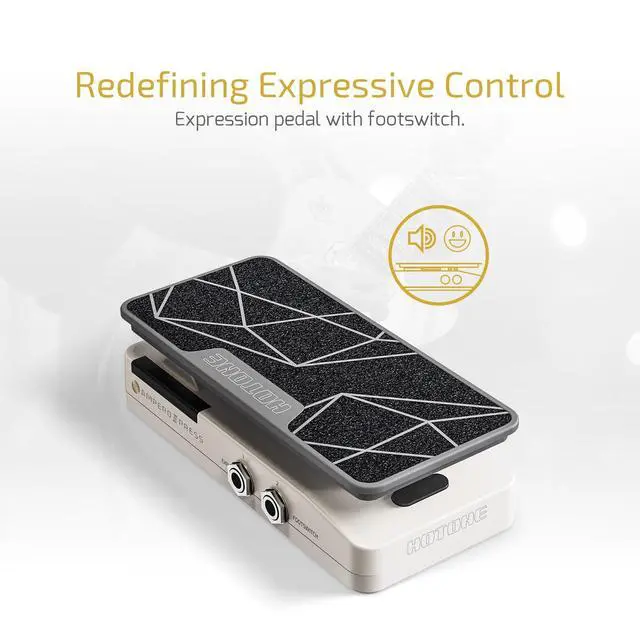 Alt view image 3 of 7 - 2 in 1 Passive Expression Footswitch EXP Pedal Ampero II Press(Included 1 PCS Additional 15 CM TRS Cable)