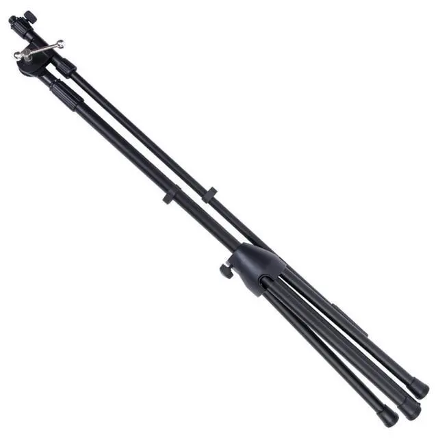 Alt view image 5 of 7 - On-Stage MSP7706 Euro Boom 6 Mic Stands w/Travel Bag (For Vocal and Instrument Microphones, Height-Adjustable, Rugged, Lightweight, Steel, Standard Threading, Folding Tripod, Durable, Black)