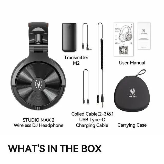 Alt view image 7 of 7 - Studio Max 2 Wireless Dj Headphones, 9ms Latency, Studio LDAC | 120H playtime, Hi-Res audio, Bluetooth 6.0 and 3.5/6.35mm for DJing, guitar, keyboard and studio monitoring