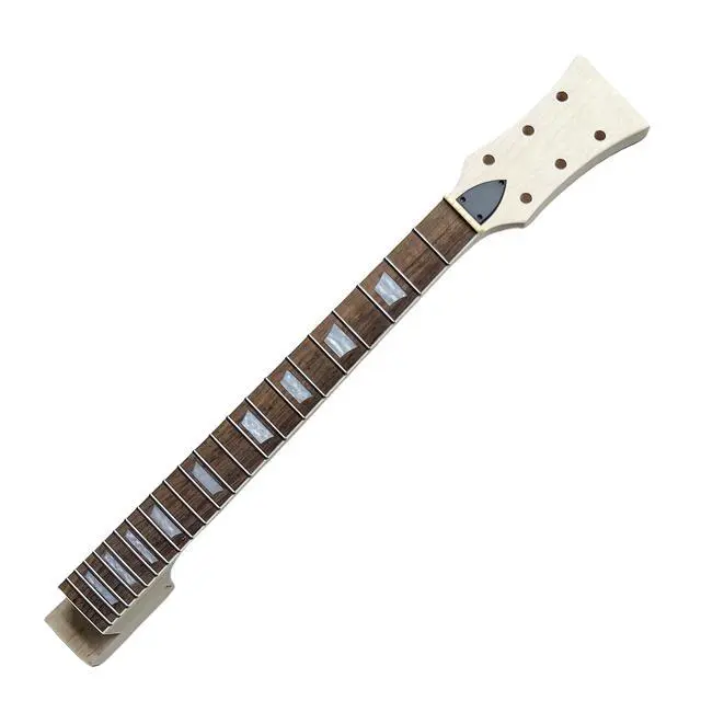 Alt view image 5 of 6 - DIY Electric Guitar Kit,Semi-Hollow Body Electric Guitar,with Paulownia Wood Core and Maple Plywood,6 Strings,Build Your Own Guitar