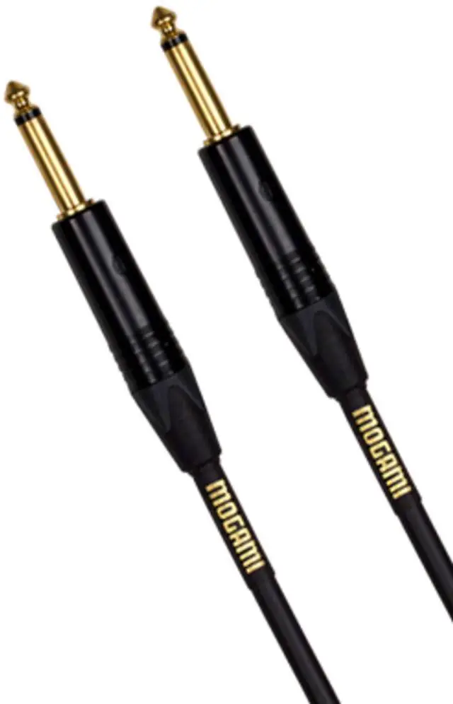 Main image of GOLD SPEAKER-06 Amplifier-to-Cabinet Speaker Cable, 1/4" TS Male Plugs, Gold Contacts, Straight Connectors, 6 Foot