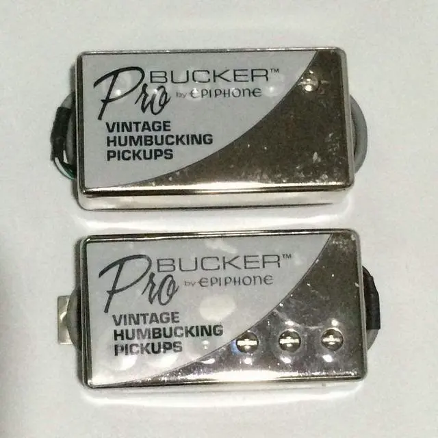 Alt view image 5 of 7 - 1 Set ProBucker Alnico Bridge&Neck Pickups with Pro Wiring Harness Pots&3 Way Switches for Electric Guitar Chrome(Cream Ring)