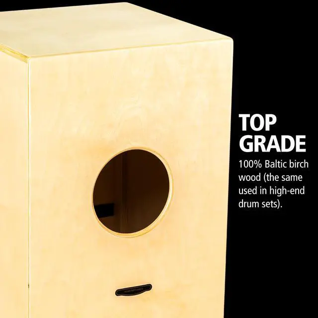 Alt view image 2 of 7 - HCAJ1NT Headliner Series Wood String Cajon for Adjustable Snare Effect, Full Size (VIDEO)