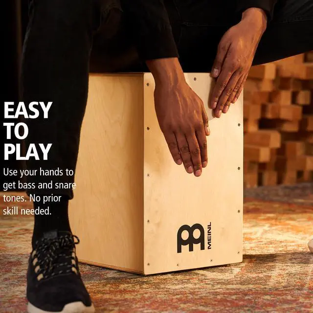Alt view image 3 of 7 - HCAJ1NT Headliner Series Wood String Cajon for Adjustable Snare Effect, Full Size (VIDEO)