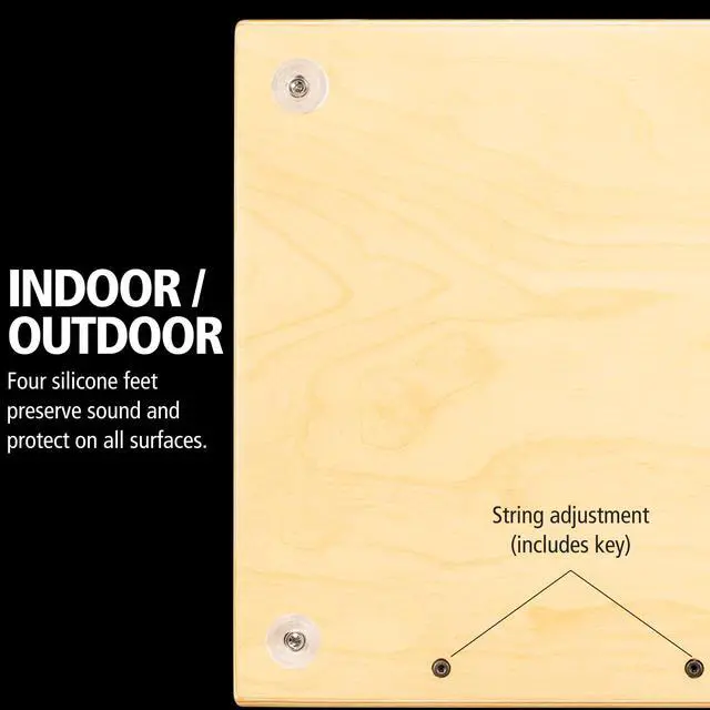 Alt view image 5 of 7 - HCAJ1NT Headliner Series Wood String Cajon for Adjustable Snare Effect, Full Size (VIDEO)