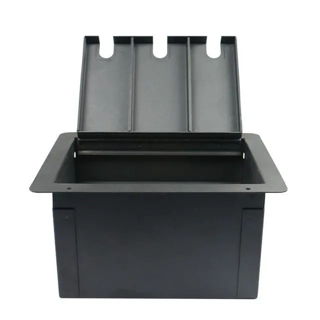 Alt view image 3 of 4 - Pro Audio Stage Recessed Floor Box with 110v Electric and XLR Connections (12 XLR, Pre Wired)